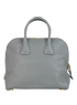 Greenwood Bowling Bag, &pound;295, Handbags, Grey, Leather, Back view